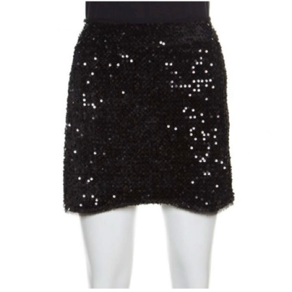 Zadig & Voltaire Virginia Grunge Sequin Mini Skirt - Picture 5 of 10